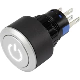 Pritisna tipka 250 V/AC 3 A 1 x isklop/(uklop) Conrad LAS1-AWY-11T/W/12V/P IP65 tipkalno 1 kom.