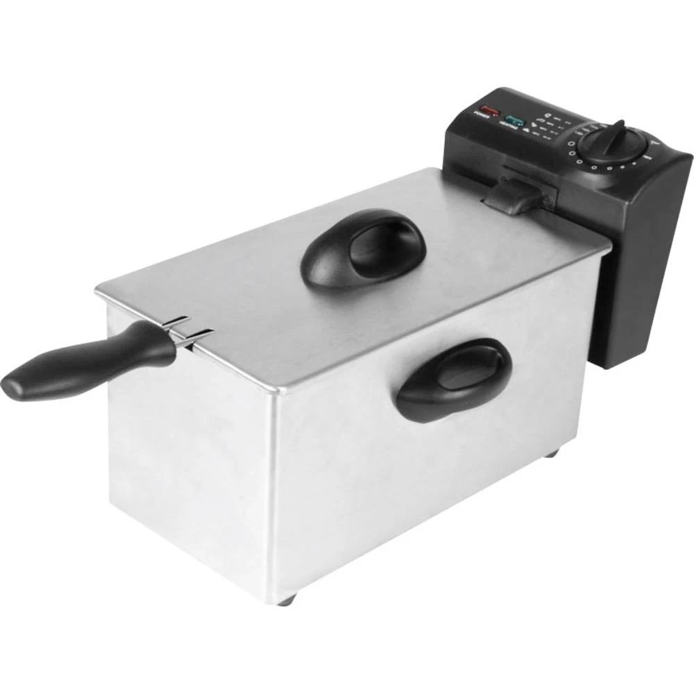 Električna friteza 2000 W s ručnim podešavanjem temperature TKG Team Kalorik TKG FT 1008 nehrđajući čelik (češljani) slika