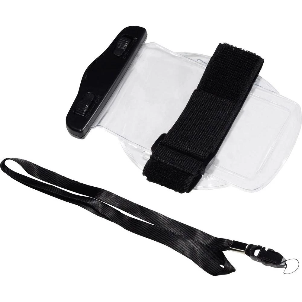 Vodootporna vrećica (Š x V) 95 mm x 175 mm crna, prozirna slika