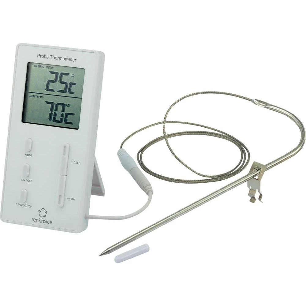Ubodni termometar renkforce s mjeračem ograničenog vremena i alarmom slika