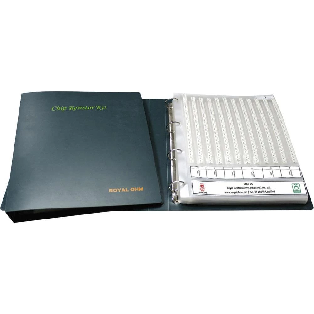 Asortiman debeloslojnih otpornika SMD 0603 0.1 W 1 % Royalohm 0603SAFE024KIT 12100 kom. slika