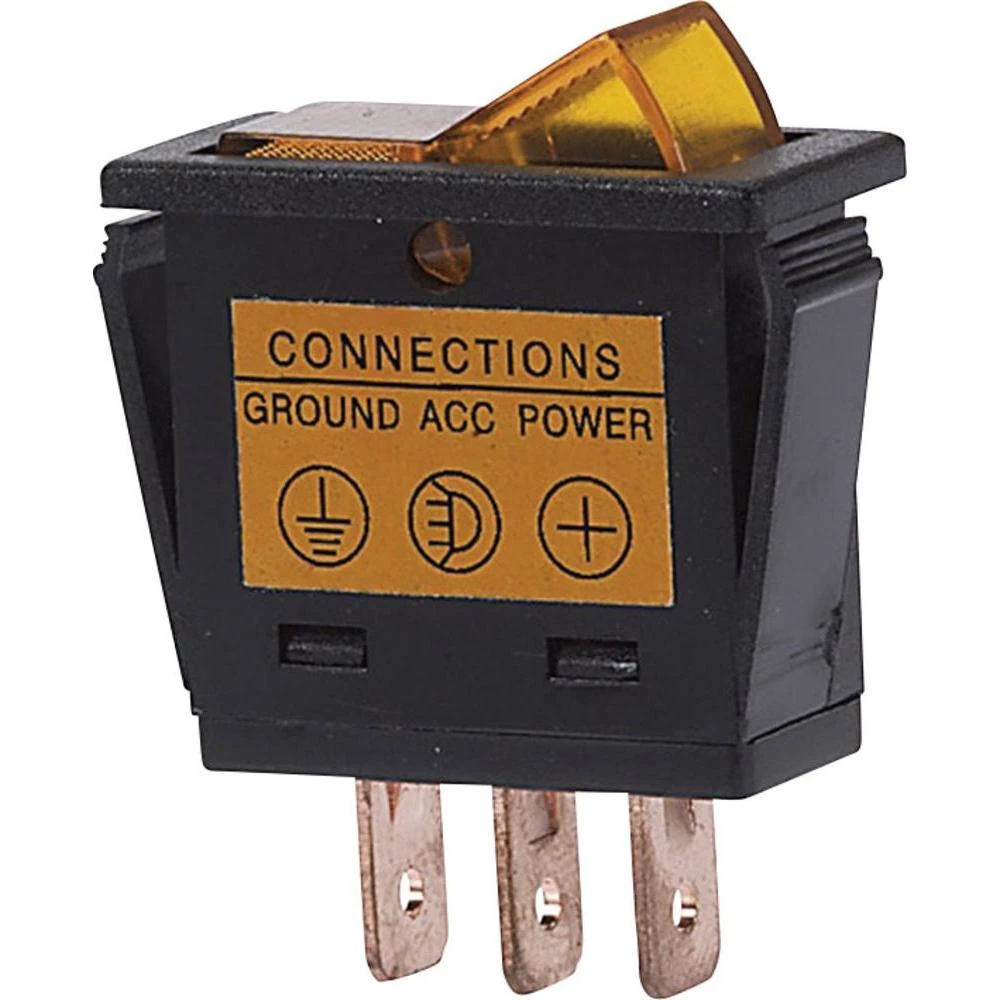 Ozibni prekidač sa svjetlom HP Autozubehör 12 V žuta slika