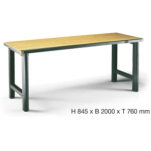 Radni stol Hazet 130-1 dimenzije: (D x Š x V) 760 x 2000 x 845 mm slika