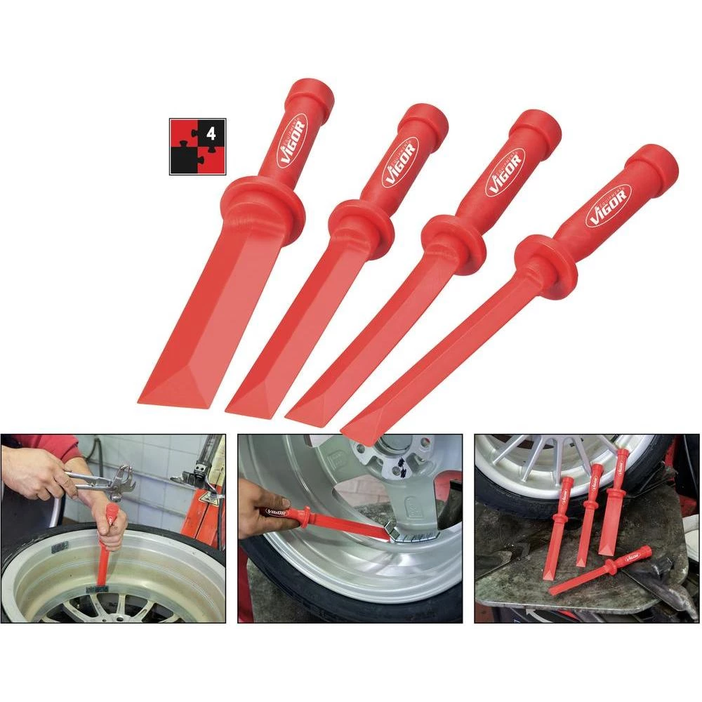 Komplet alata za uklanjanje zaljepljenih utega V2512 Vigor slika