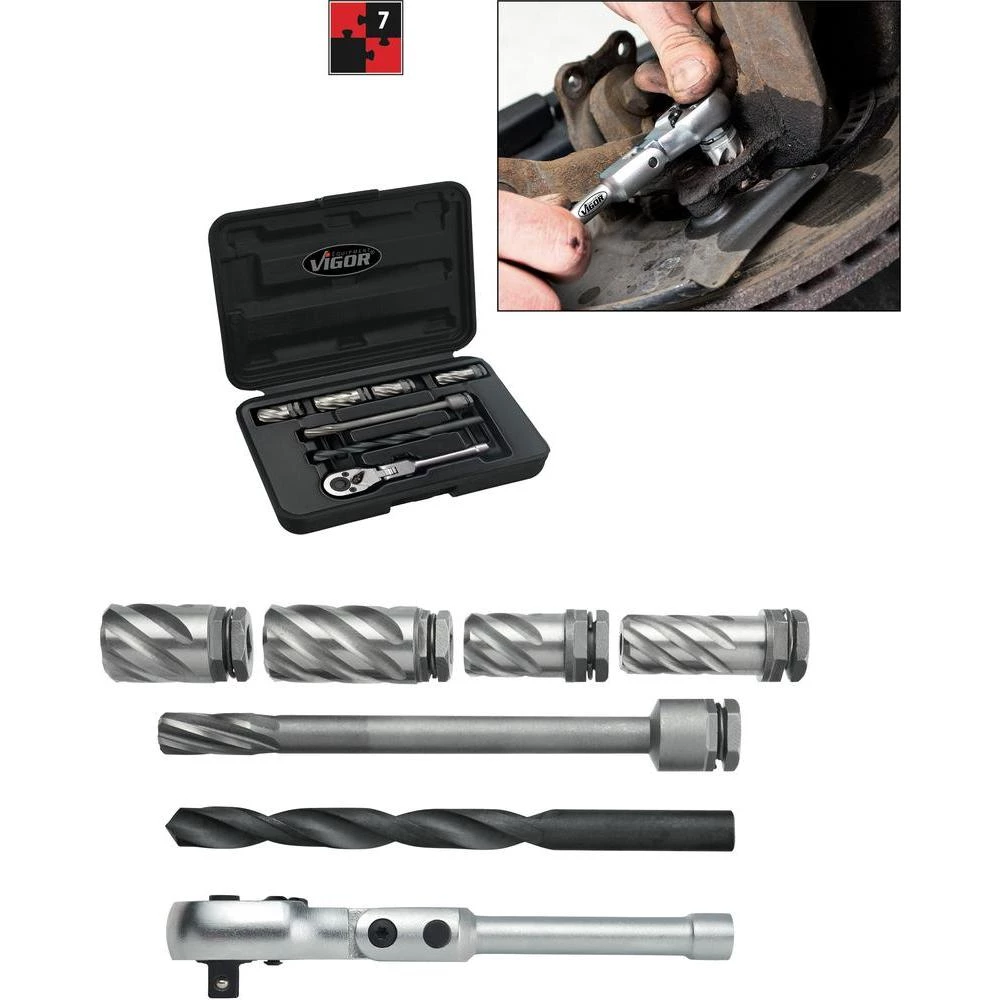 Komplet razvrtala za ABS za vozila V3228 Vigor 7-dijelni slika