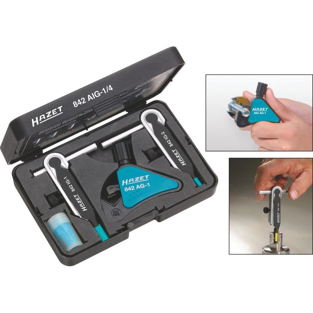 Univerzalni komplet za naknadno rezanje navoja 842AIG-1/4 Hazet slika
