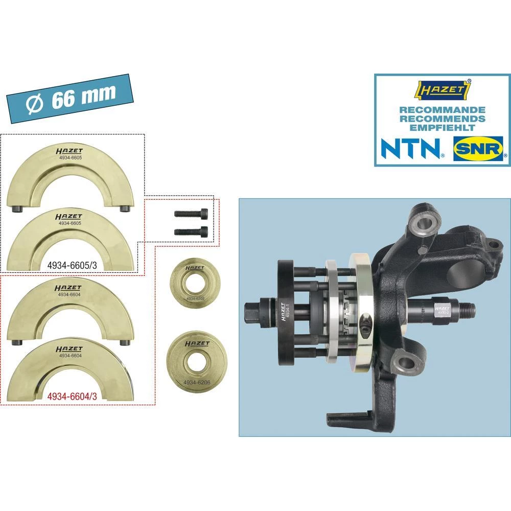 Asortiman potpornih prstena 4934-6605/3 Hazet slika