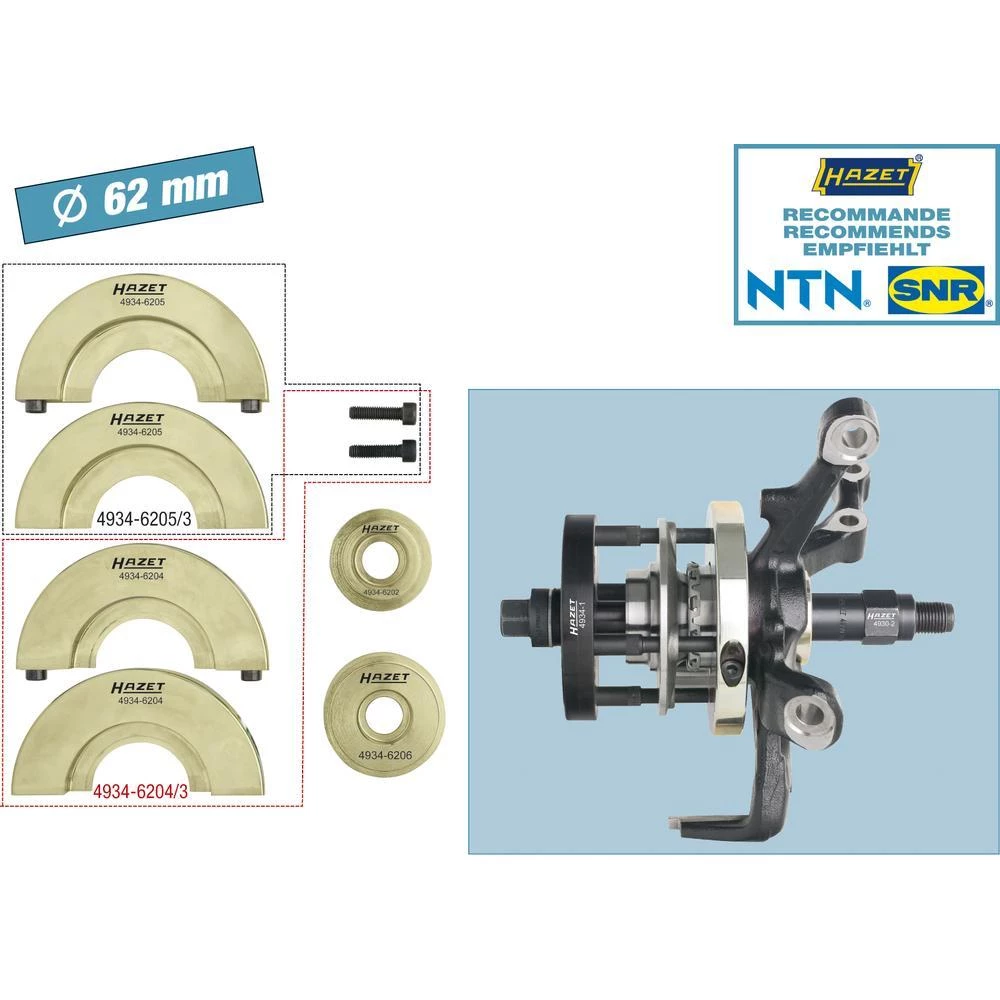 Asortiman potpornih prstena 4934-6205/3 Hazet slika
