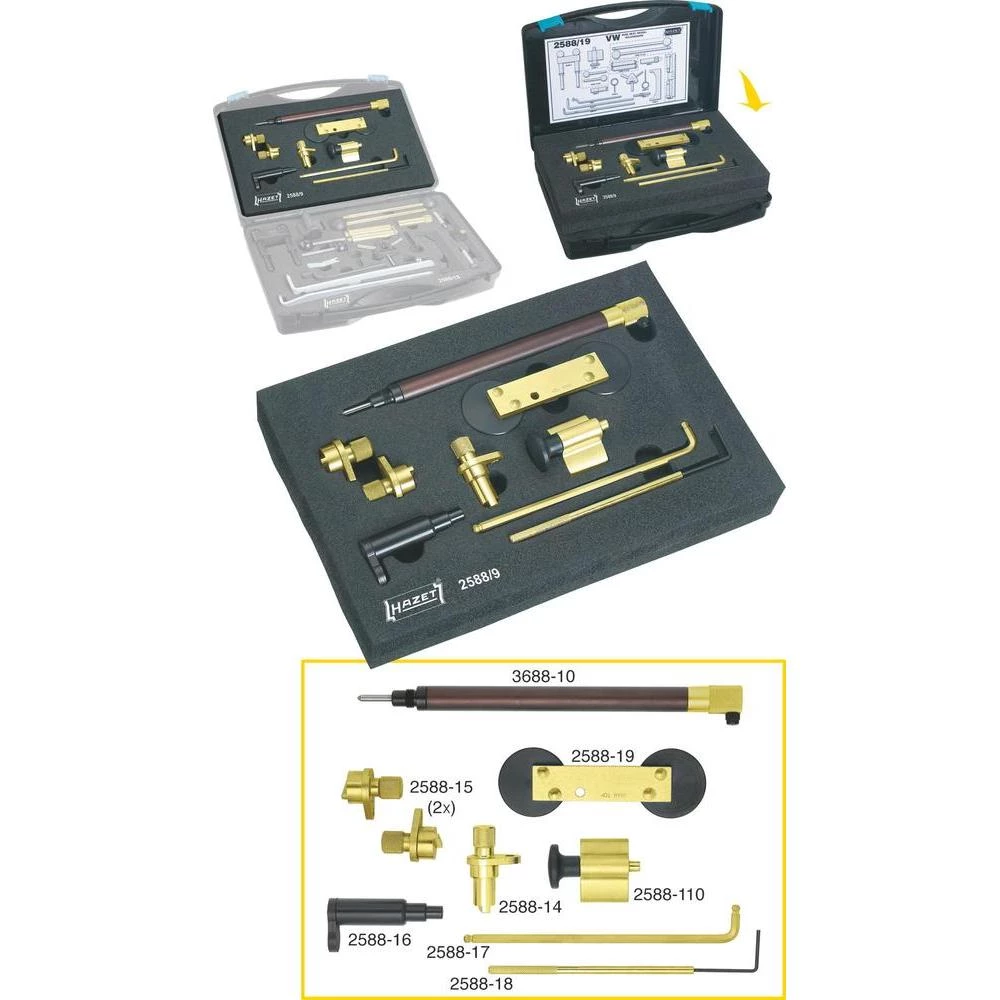 Alat za podešavanje motora 2588/9 Hazet AUDI, VW, SEAT, ŠKODA slika