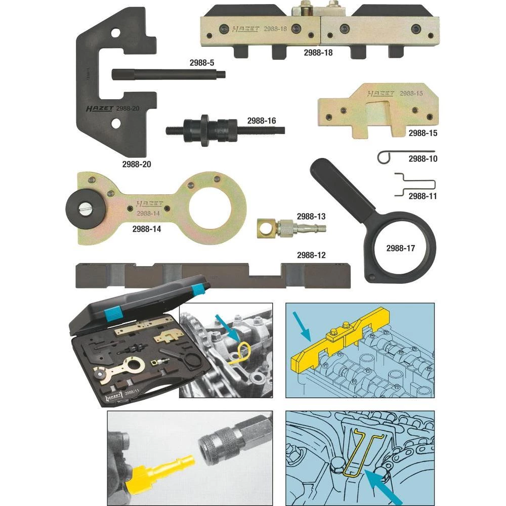 Alat za podešavanje motora 2988/11 Hazet BMW slika