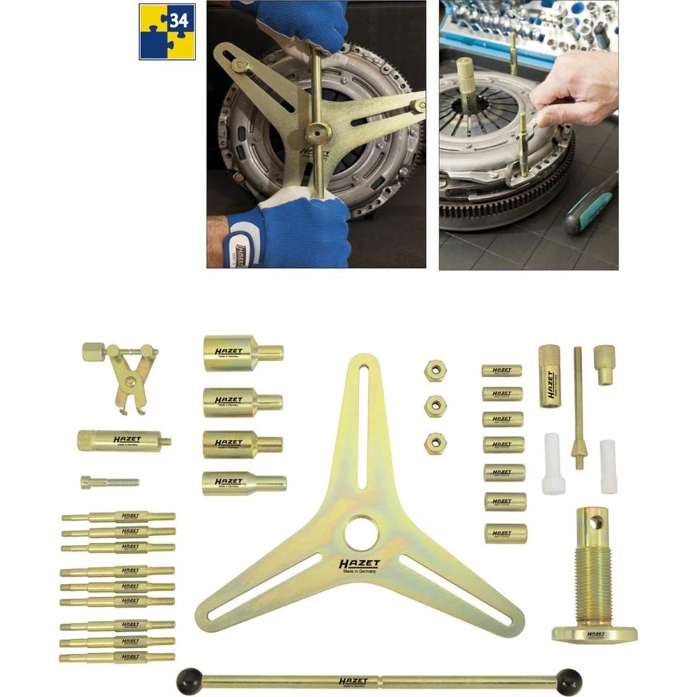 Komplet alata za SAC mjenjače 2174-1/34 Hazet (podjela s tri rupe) slika