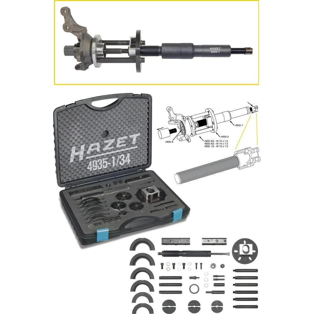 Povlačni klin 4935-41-M14 Hazet M14 x 1,5 slika
