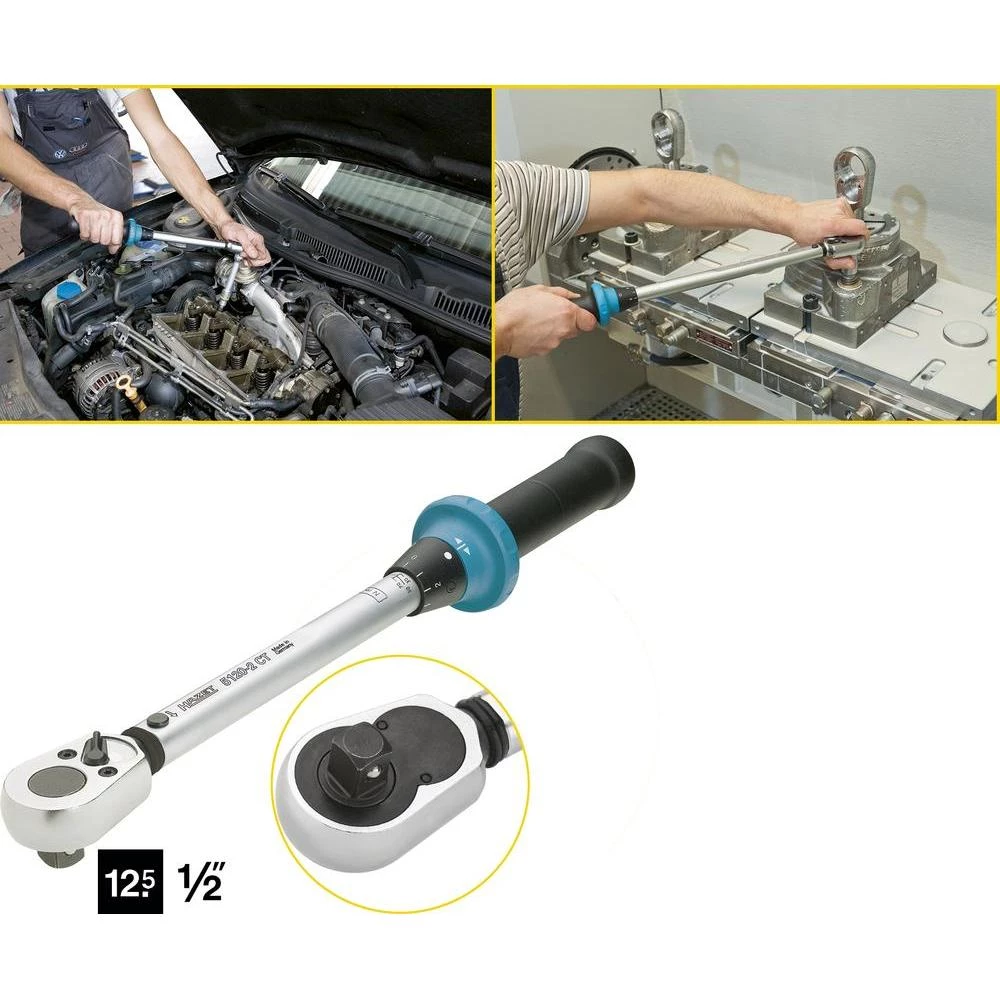 Momentni ključ - SYSTEM 5000-2 CT (sa zapinjačom) 5120-2CT Hazet slika