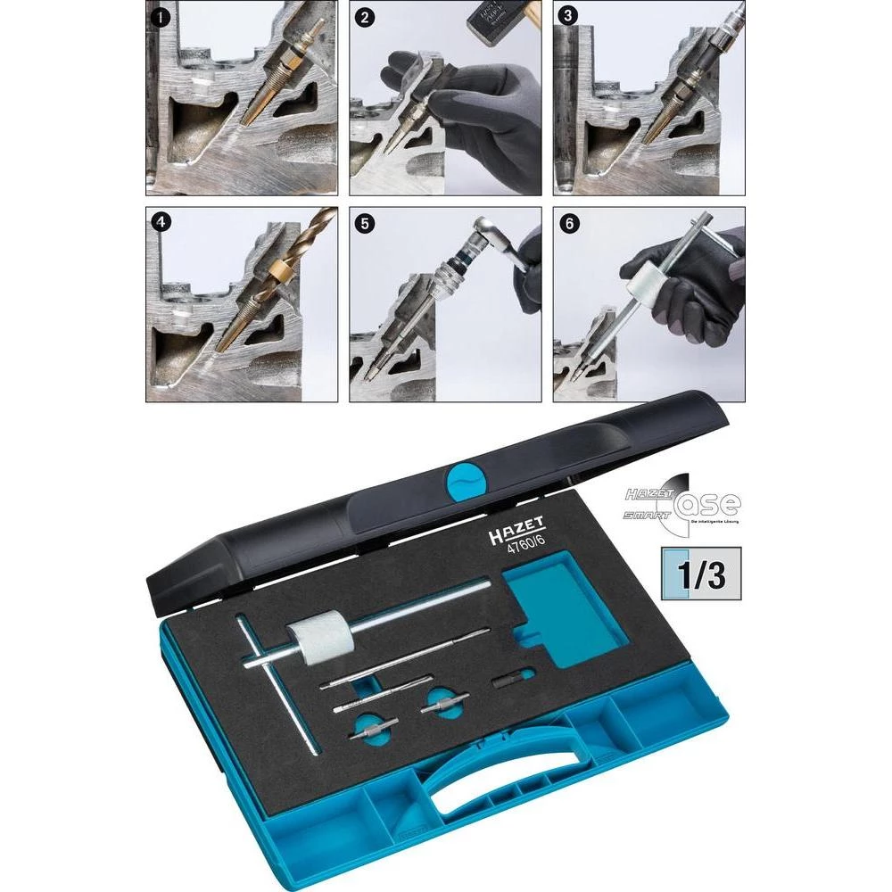 Alat za izvlačenje svjećica 4760/6 Hazet slika