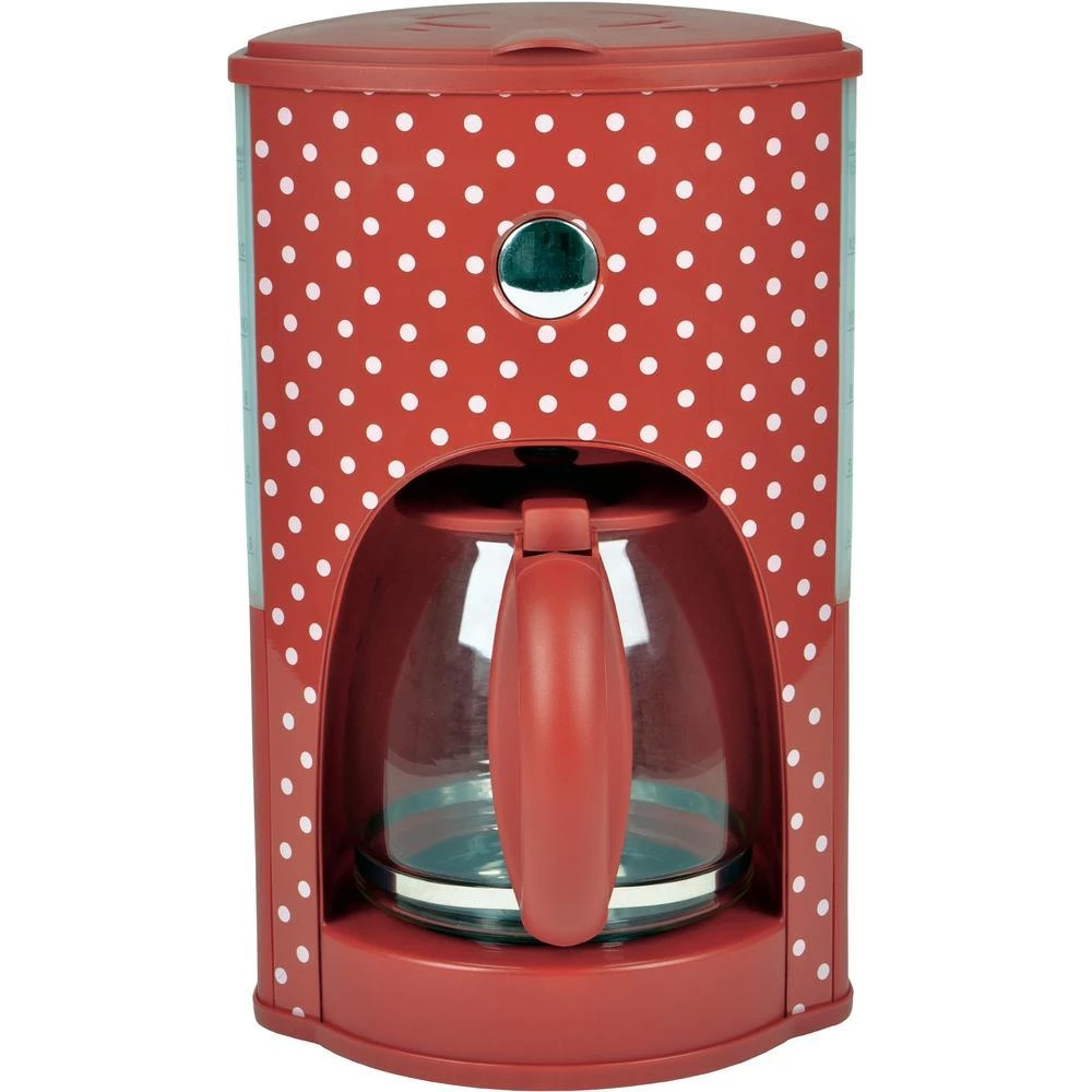 Aparat za kavu TKG Team Kalorik CM 1008 RWD crvene/bijele boje, zapremina šalica: 15 slika