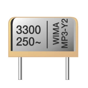 Radijski kondenzator za uklanjanje smetnji MP3R-Y2 radijalno ožičen 1000 pF 250 V/AC 20 % Wima MPRY0W1100FC00MD00 1200 kom. slika