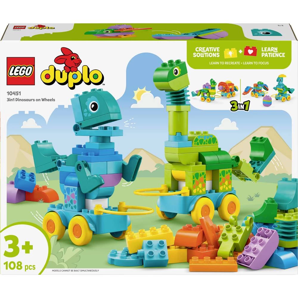 10451 LEGO® DUPLO® Set 3 u 1 Dinosauri na kotačima slika