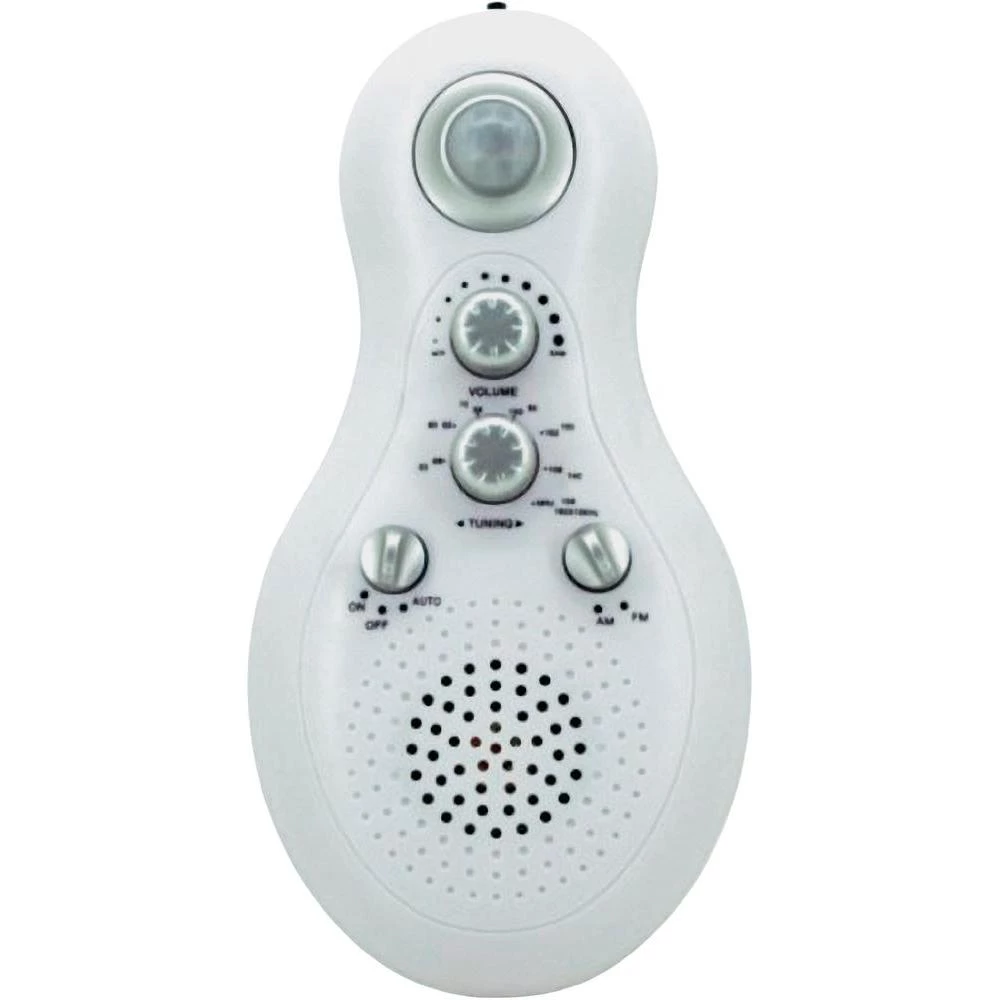 FM Radio za tuš Soundmaster BR40WS MW, FM otporan na prskanje, bijeli slika