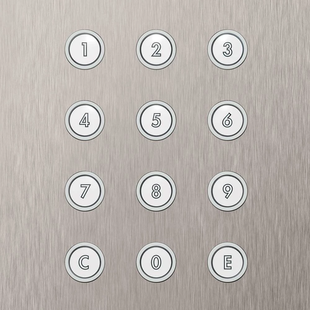 Ritto by Schneider 1519282 Video-portafon Ritto 1519282 Kodni modul Acero PVD Bijela slika