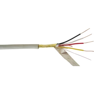 Telefonski kabel J-Y(ST)Y 2 x 2 x 0.6 mm sive boje (RAL 7032) VOKA Kabelwerk 100800-00 metarski slika
