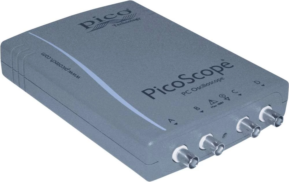 Kalib. ISO-4-kanalni USB-osciloskop za PC Pico PicoScope 4424, pojasnaširina: 20 MHz PP479 slika