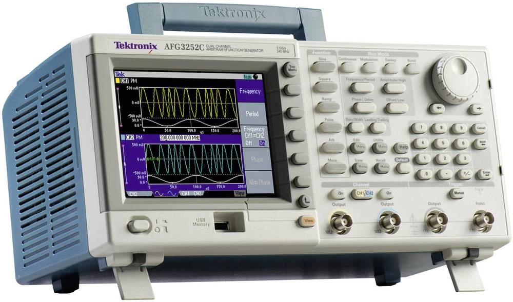 Kalib. ISO Tektronix AFG3102C arbitrarni generator funkcija, frekvencijsko područje 1 µHz - 100 MHz, kanali: 2 - ISO kalib slika