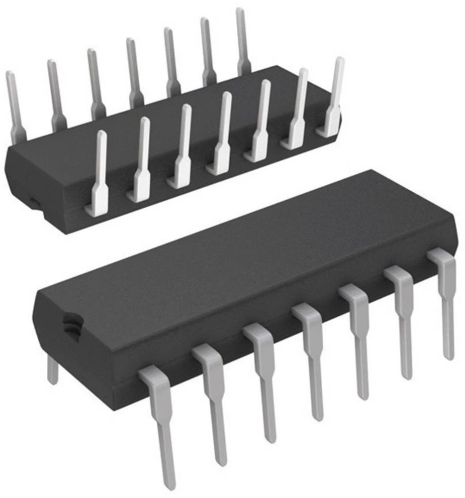 Linearni IC - komparator Fairchild Semiconductor LM319N višenamjenski DTL, otvoreni kolektor, otvoreni emiter, RTL, TTL DIP-14 slika