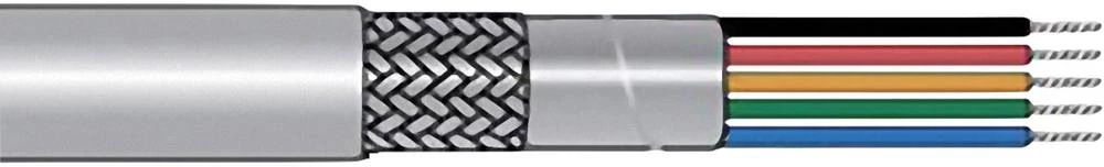 Krmilni kabel Xtra-Guard® 1 6 x 0.23 mm Schiefer-sive boje AlphaWire 5116C SL005 metarski slika