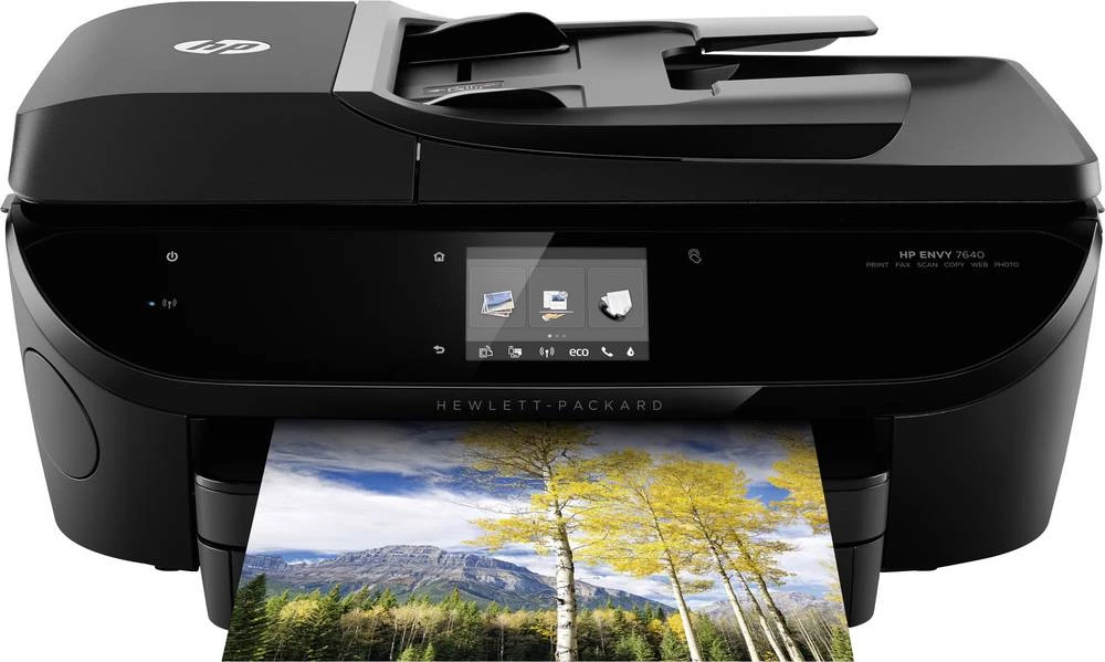 HP ENVY 7640 e-All-in-One Inkjet višenamjenski pisač A4 pisač, skener, kopirni uređaj, fax LAN, WLAN, NFC, ADF slika