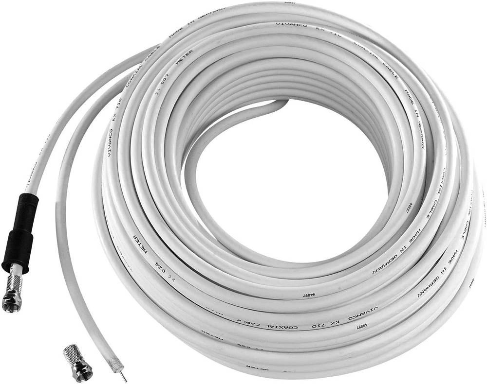 Koaksjialni kabel 75 75 dB bijele boje Vivanco 44052 1 Set slika