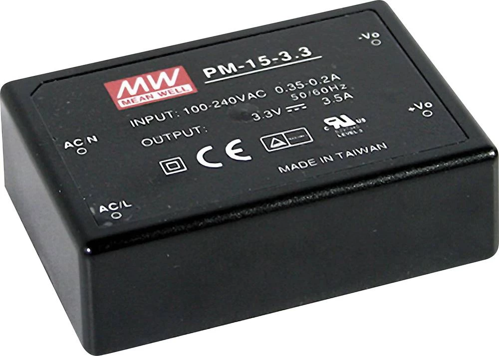 AC/DC napajač za tiskanu pločicu Mean Well PM-15-12 12 V/DC 1.25 A 15 W slika