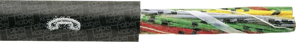 Telefonski kabel A-2YF(L)2Y 4 x 2 x 0.5 mm crne boje Faber Kabel 110074 metarski slika