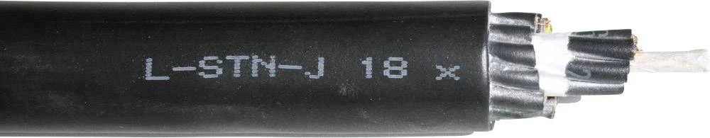 GummiGumeni vodič 1 mm crne boje Faber Kabel 050625 metarski slika