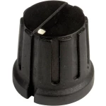 Vrtljivi gumb s pokazivačem, crne boje (promjer x V) 15.5 mm x 14.2 mm SCI PN-38D (6.4mm) 1 kom.