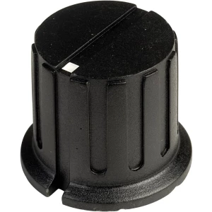 Vrtljivi gumb s pokazivačem, crne boje (promjer x V) 23.3 mm x 20 mm SCI PN-38B (6.4mm) 1 kom. slika