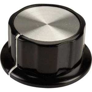 Vrtljivi gumb, crne, bijele boje (promjer x V) 45 mm x 20.3 mm SCI RN-99A(6.4mm) 1 kom. slika