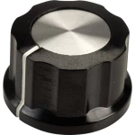 Vrtljivi gumb, crne, bijele boje (promjer x V) 26.8 mm x 15.8 mm SCI RN-99D(6.4mm) 1 kom.