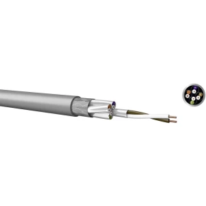 Mrežni kabel CAT 7 S/STP 4 x 2 x 0.13 mm sivi Kabeltronik 5308267H0 100 m slika