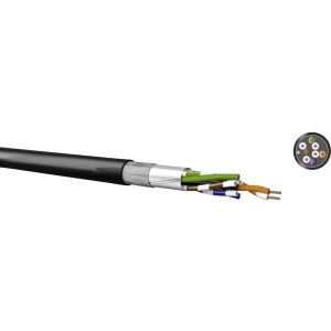 Mrežni kabel CAT 5e SF/UTP 4 x 2 x 0.13 mm crni, Kabeltronik 511826709 100 m slika