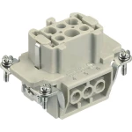 Ženski umetak Han® E 09 33 006 2701 Harting 6 + PE vijaki 10 kom.