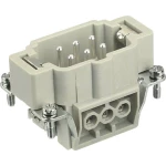 Muški umetak Han® E 09 33 006 2601 Harting 6 + PE vijaki 10 kom.