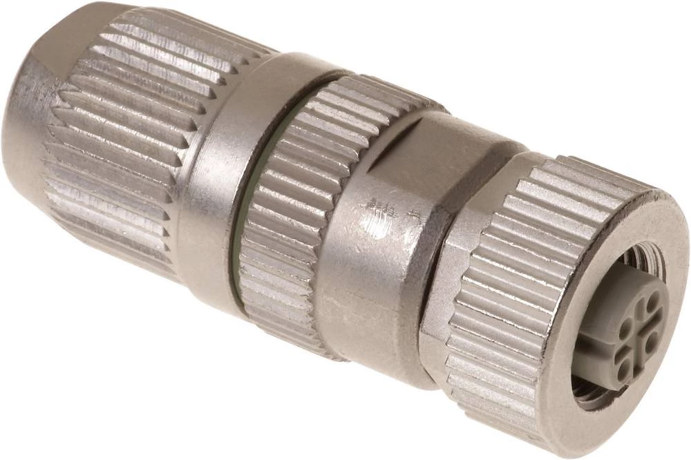 Okrugli utični konektor M12 sa brzim priključkom HARAX, broj polova: 4 HARAX® M12-L Harting sadržaj: 10 kom. slika