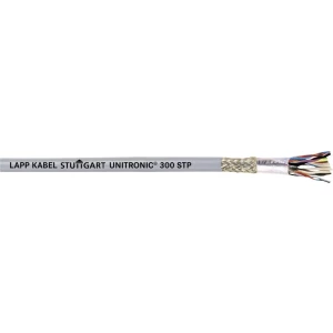 Podatkovni kabel UNITRONIC® 300 1 x 2 x 0.82 mm Dunkel-sive boje LappKabel 301801STP 305 m slika