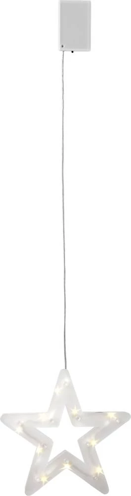 Dekoracija za prozor Zvijezda topla bijela LED Polarlite LBA-50-019 prozirna slika
