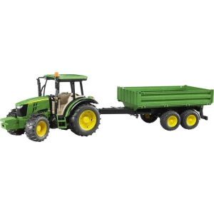 Model traktora s nagibnom prikolicom John Deere 5115 M Bruder slika