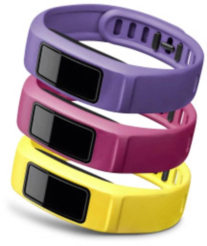 Zamjenski remen za sat vivofit 2 Garmin veličina=S žuta, ružičasta, ljubičasta slika