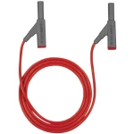 Sigurnosni mjerni kabel [ lamelni utikač 4 mm - lamelni utikač 4 mm] 1.00 m crvene boje Beha Amprobe 307111