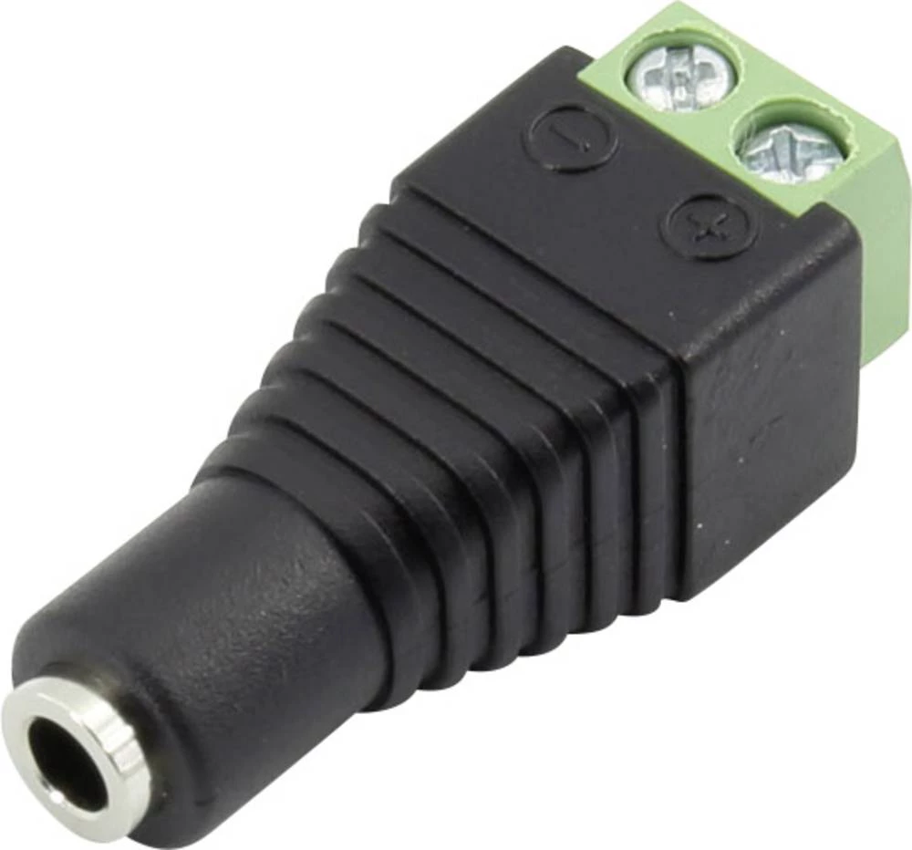 Klinken utični konektor 3.5 mm utikač, ravan, broj polova: 2 mono, crni, Conrad Components 93013c1116 1 kom. slika