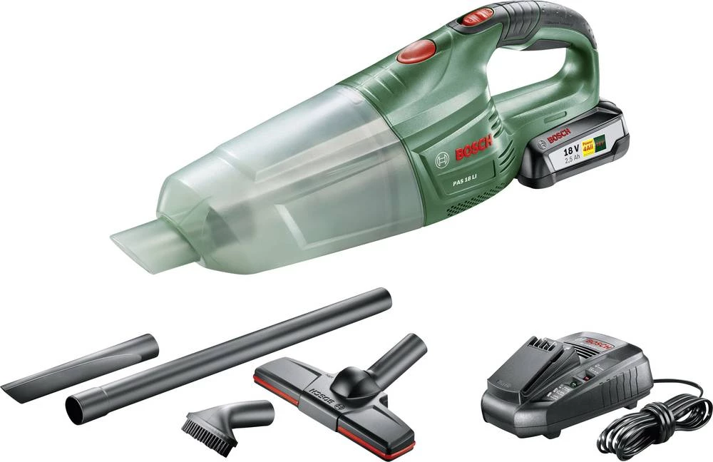Ručni usisavač na bateriju PAS 18 LI Bosch zelena slika