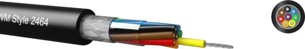 Krmilni kabel LiYCY 2 x 0.09 mm crne boje Kabeltronik 096022809 metarski slika